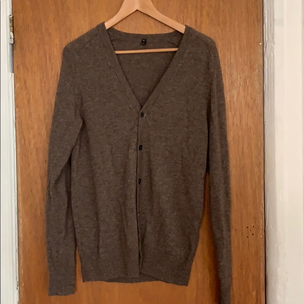 Muji wool & yak blend cardigan